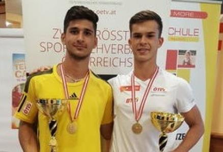 Michi Frank holte U 18 Staatsmeister-Doppel-Titel